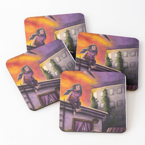 Item preview, Sunset on the roof designed and sold by NenemasClouds.