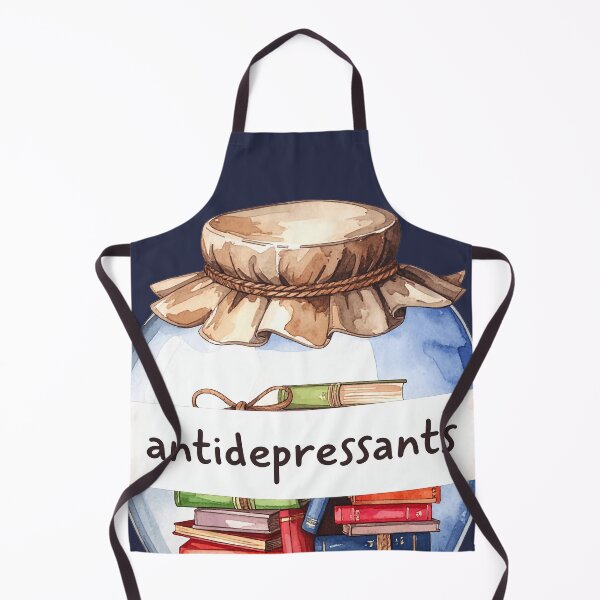 Item preview, Books in a Jar Antidepressants: Book Antidepressants designed and sold by Wordsmith-Wear.