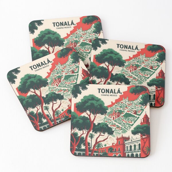 Item preview, Tonala Chiapas Mexico 1950s Vintage Travel Tourism Map designed and sold by TravelersGems.