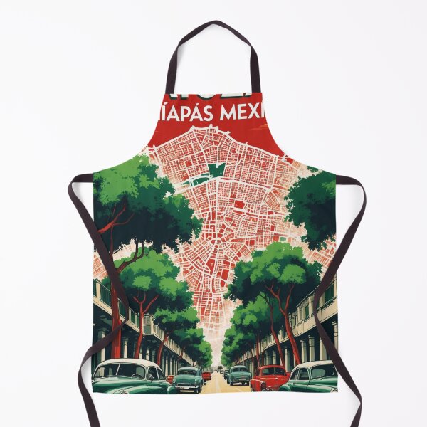 Item preview, Berriozabal Chiapas Mexico 1950s Vintage Travel Tourism Map designed and sold by TravelersGems.