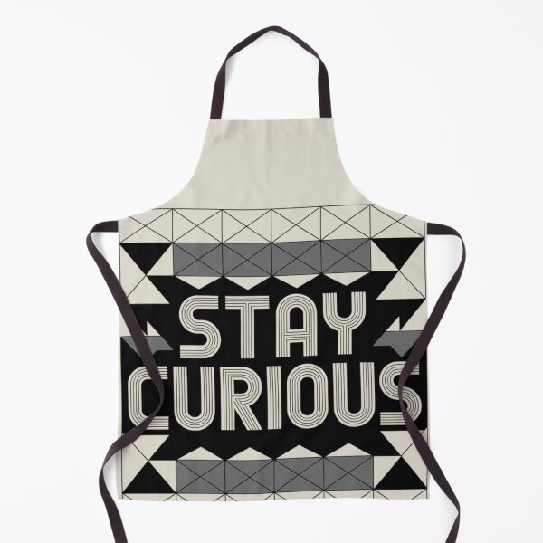 Item preview, Stay Curious – Bold and Motivational Typography Art with Geometric Accents designed and sold by pnidesign.