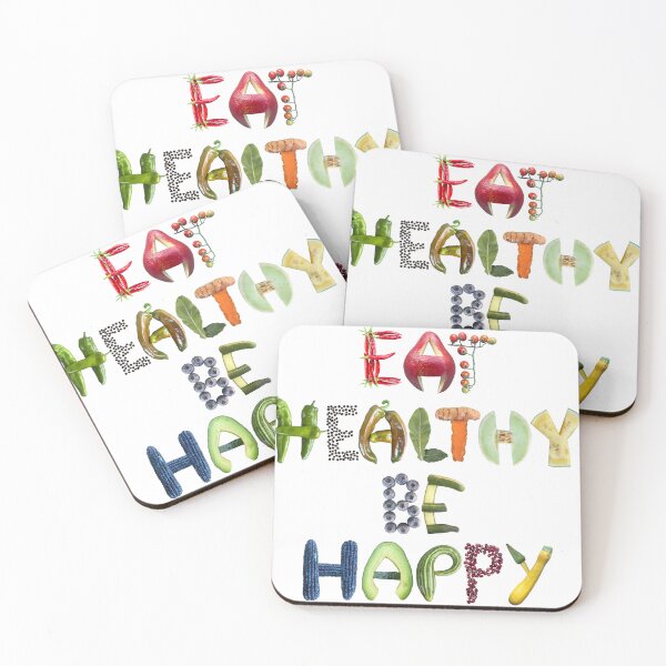 Item preview, Eat Healthy Be Happy  designed and sold by EveryDayDabble.