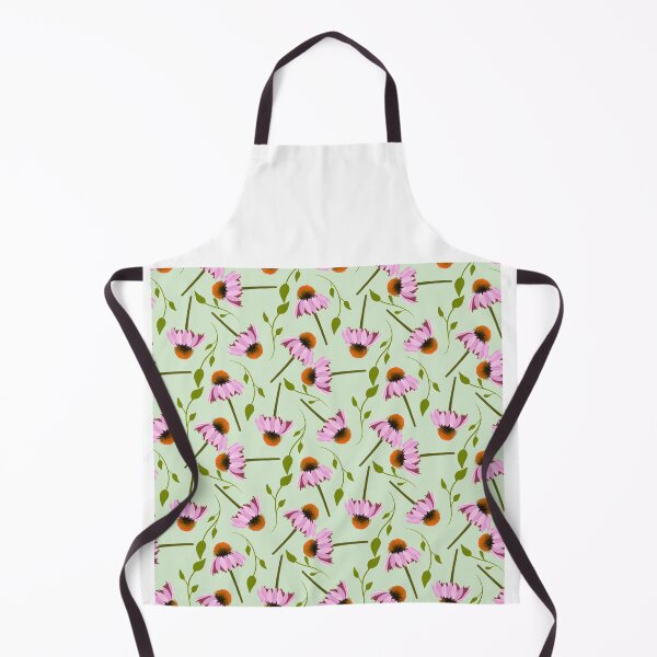 Item preview, Coneflower and leaves designed and sold by LilyandLime.