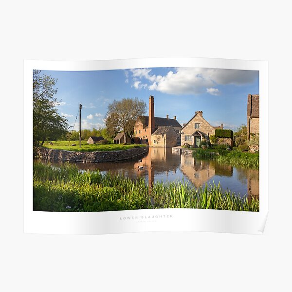 Lower Slaughter Poster