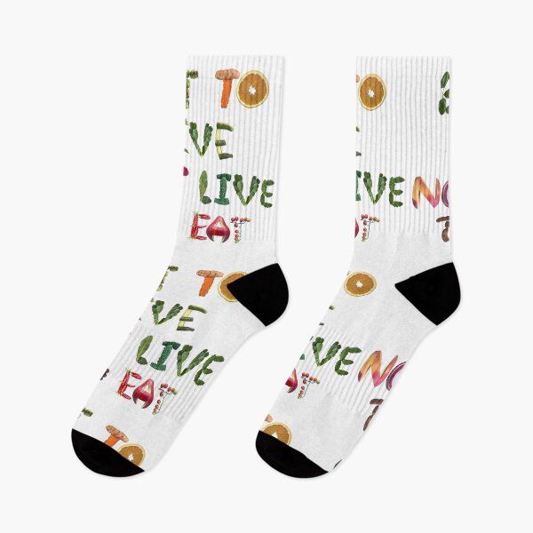 Item preview, Eat to Live not Live to Eat designed and sold by EveryDayDabble.