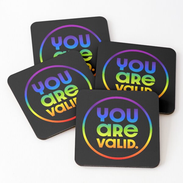 Item preview, You Are Valid V3 - Rainbow designed and sold by sillyjess.