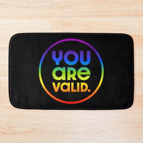 Item preview, You Are Valid V3 - Rainbow designed and sold by sillyjess.