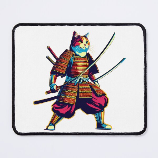Item preview, Sports samurai cat with swords,Sports,funny sports ,karate sport designed and sold by Expressions-Sel.