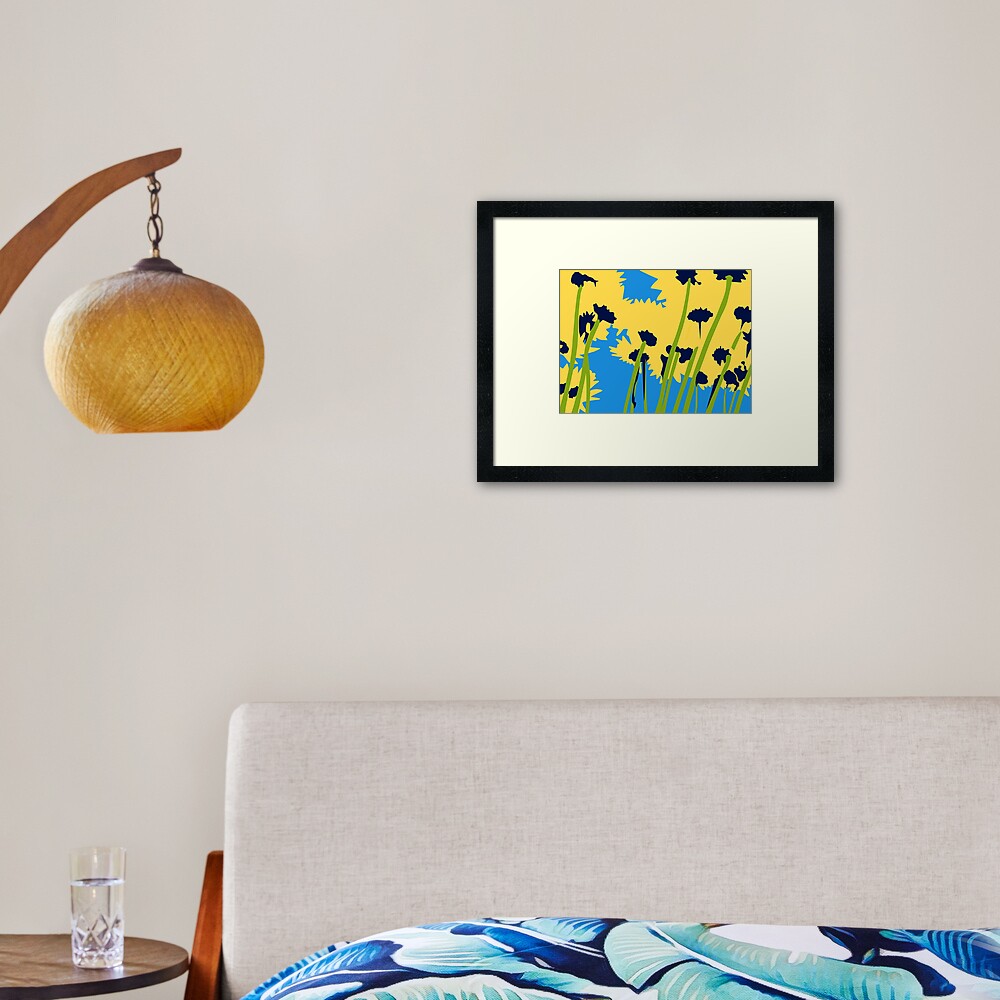 Friendship Flowers Framed Art Print