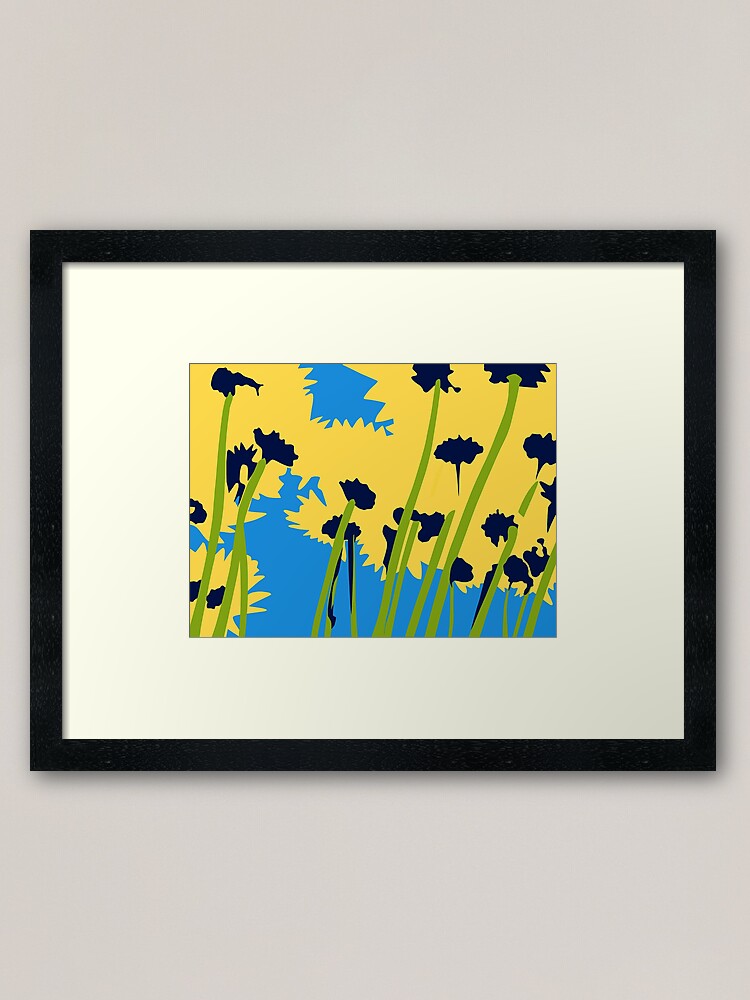 Alternate view of Friendship Flowers Framed Art Print
