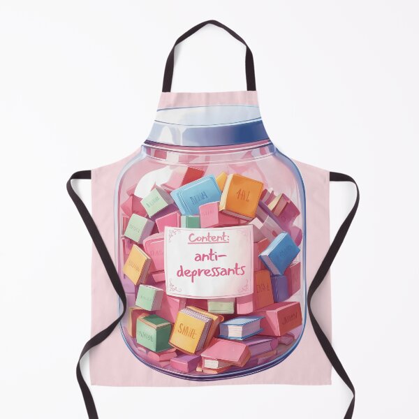 Item preview, Books in a Jar Antidepressants: Book Antidepressants designed and sold by Wordsmith-Wear.