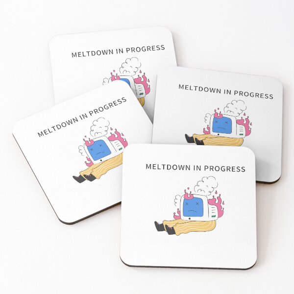 Item preview, Meltdown in Progress – Minimal Tech Design designed and sold by OOO Studio.
