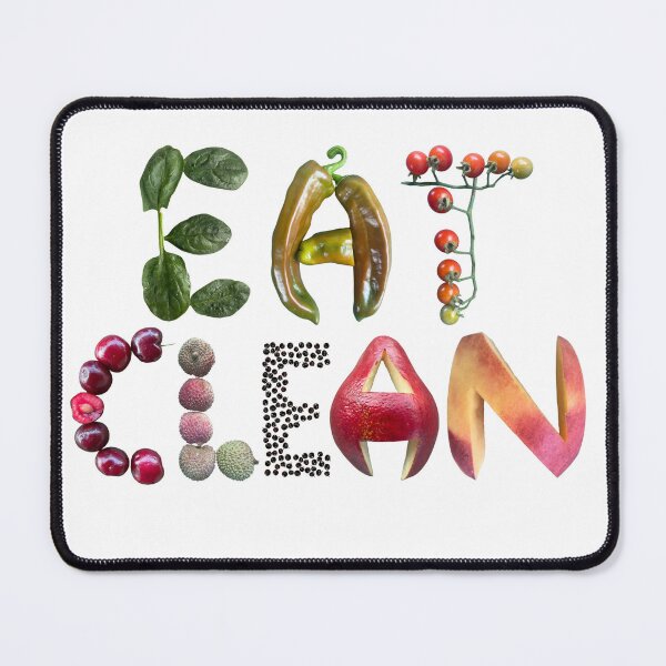 Item preview, Eat Clean - Healthy Eating quote designed and sold by EveryDayDabble.
