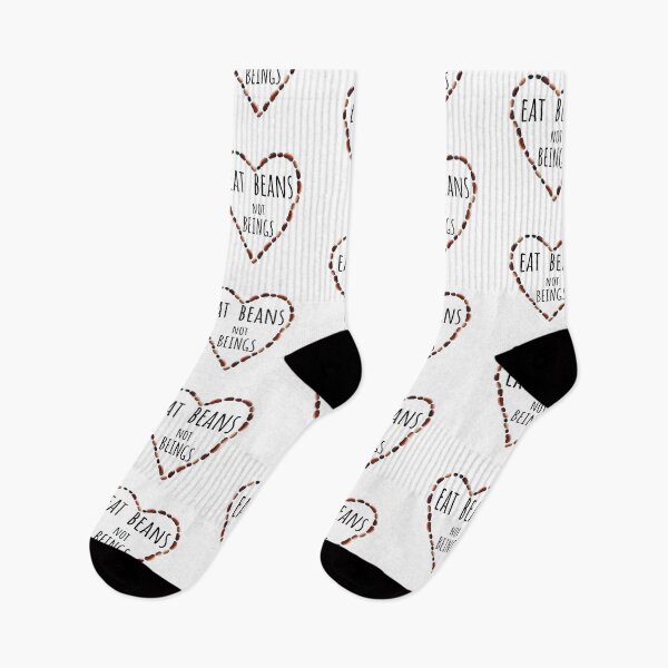 Item preview, Eat Beans Not Beings in Heart designed and sold by EveryDayDabble.