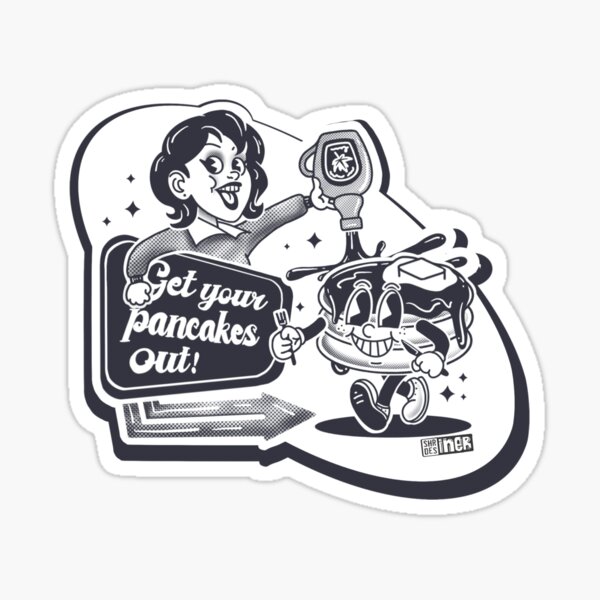 Aperçu de l'œuvre Sortez vos crêpes ! créée et vendue par Shriner Designer.