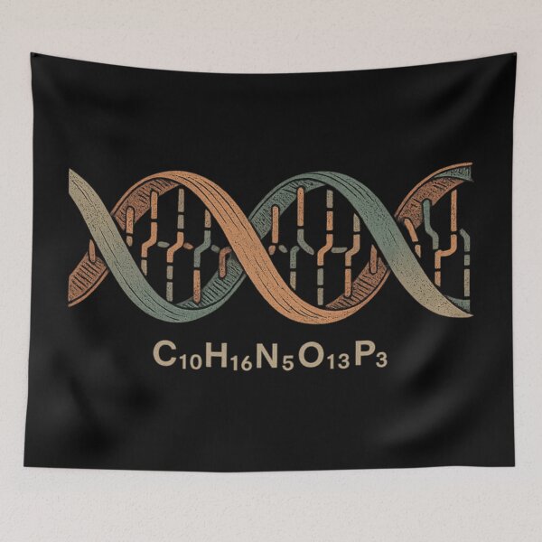Item preview, Molecular Chaos | DNA Helix in Earthy Tones designed and sold by Neonyx2020.
