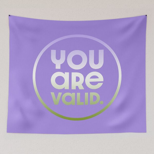Item preview, You Are Valid V3 - Genderqueer designed and sold by sillyjess.