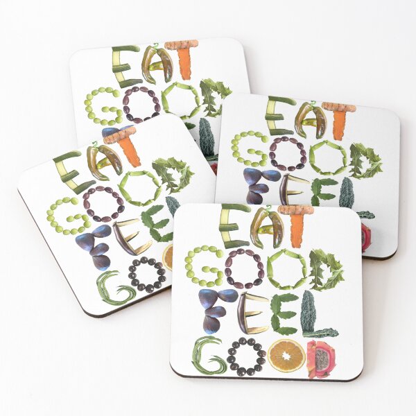 Item preview, Eat Good Feel Good - Healthy Eating Reminder - Fruits and Veggies  designed and sold by EveryDayDabble.
