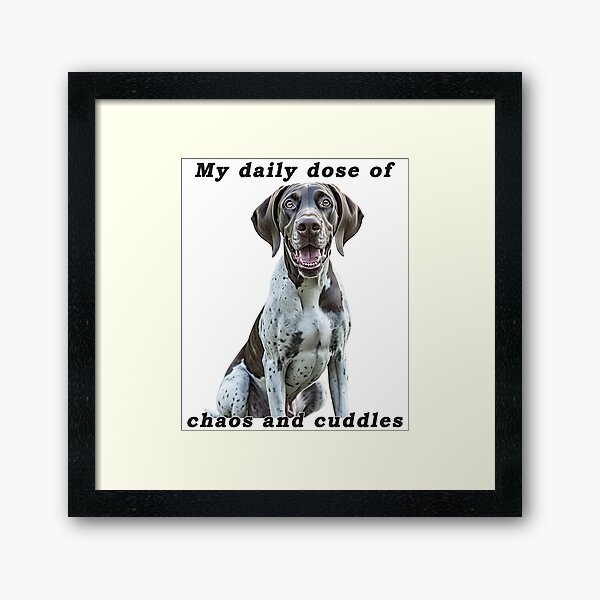 Vista previa del artículo con la obra «Roan German Shorthaired Pointer», diseñado y vendido por Pawtraitvibes.