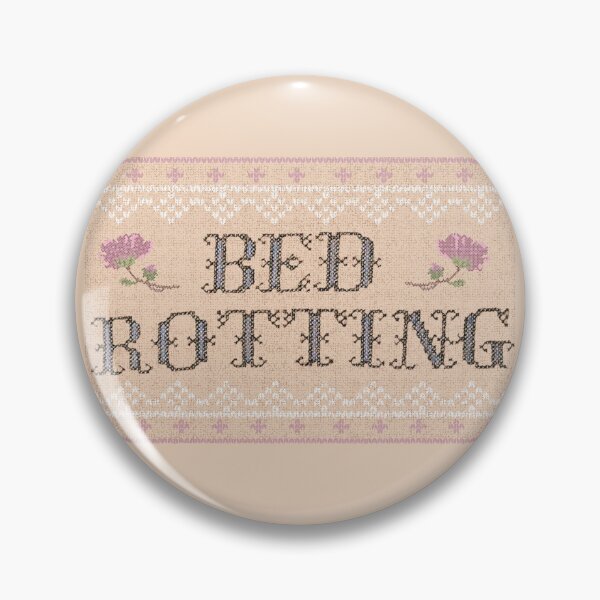 Item preview, "Bed rotting" stitched designed and sold by itgirlcreative.