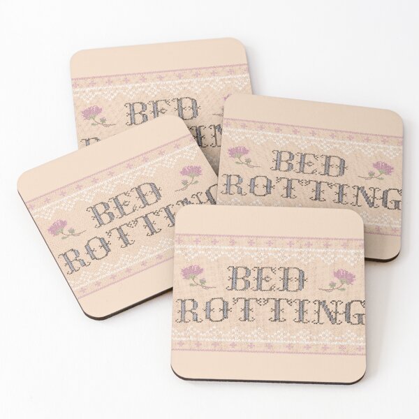 Item preview, "Bed rotting" stitched designed and sold by itgirlcreative.