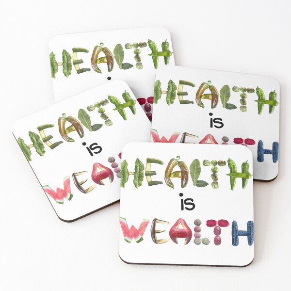 Item preview, Health is Wealth  designed and sold by EveryDayDabble.