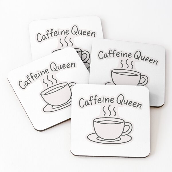 Item preview, Caffeine Queen - Minimalist Coffee Lover designed and sold by KyzArt01.