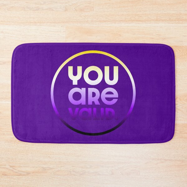 Item preview, You Are Valid V3 - Nonbinary designed and sold by sillyjess.