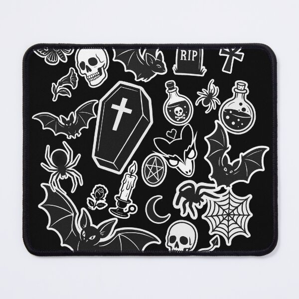 Item preview, Goth stickerpalooza - faux sticker mix designed and sold by Creepy-Culture.