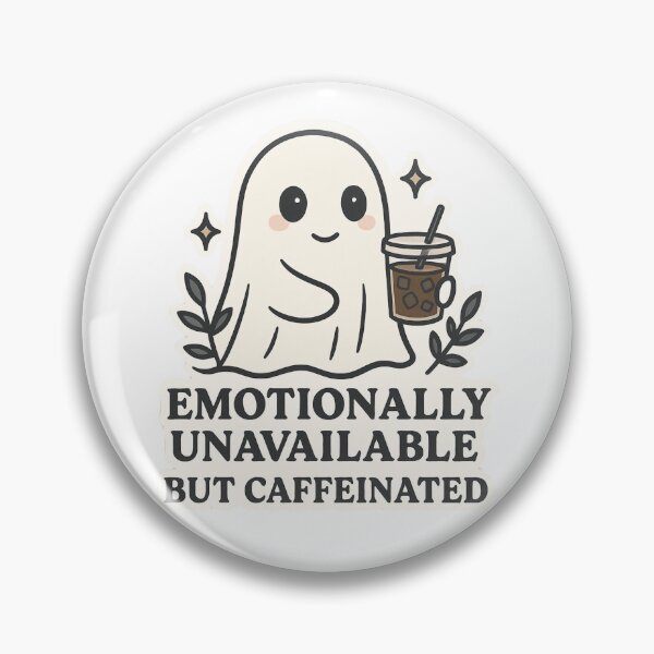 Item preview, Emotionally Unavailable but Caffeinated designed and sold by KyzArt01.