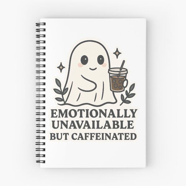 Item preview, Emotionally Unavailable but Caffeinated designed and sold by KyzArt01.