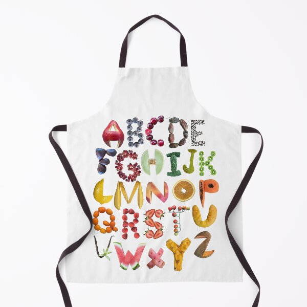 Item preview, Colorful Fruit alphabet art for kids designed and sold by EveryDayDabble.