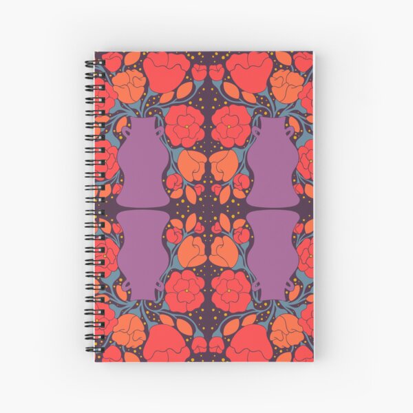 Midcentury botanicals Spiral Notebook