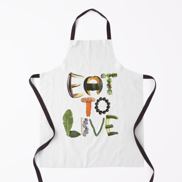 Item preview, Eat to Live - Healthy Fruits & Veggies Colorful & Artsy Food Quote designed and sold by EveryDayDabble.