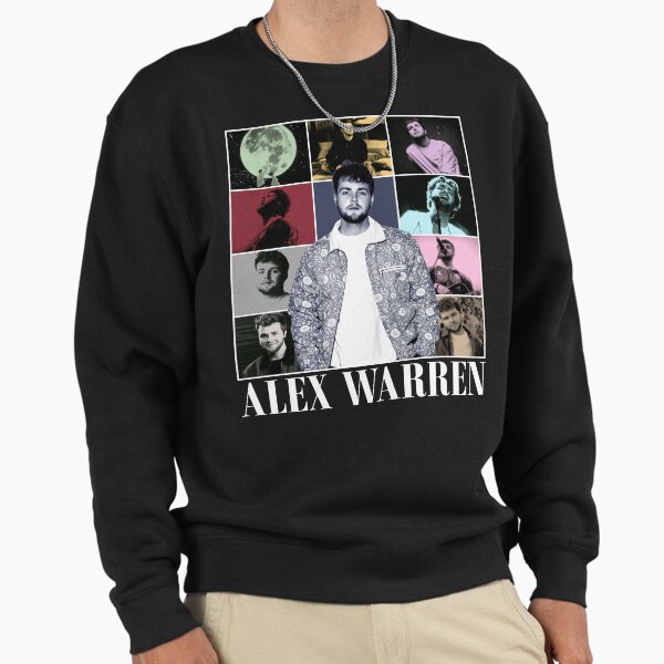 T-shirt Unisex Noir Alex Warren – 100% Coton, Tailles S à 5XL, Fabriqué Aux USA