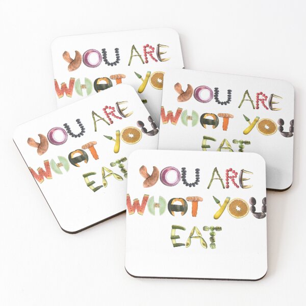 Item preview, You are what you eat - Healthy eating reminder  designed and sold by EveryDayDabble.