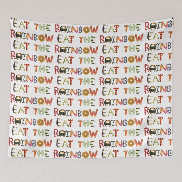 Item preview, Eat the rainbow - Eat more Fruits & Veggies Healthy Eating Reminder designed and sold by EveryDayDabble.