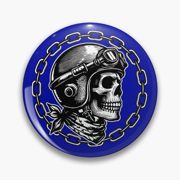 Item preview, Biker Skull designed and sold by AMERICANCHEEZ.