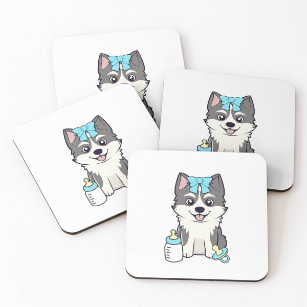 Item preview, Cute Husky Dog is a baby - Boy  designed and sold by Pet Station.