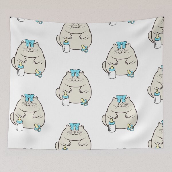Item preview, Cute fat cat is a baby - Boy  designed and sold by Pet Station.