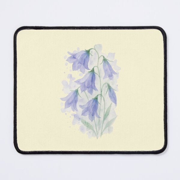 Item preview, Watercolor Bellflower designed and sold by Loavesofcats.