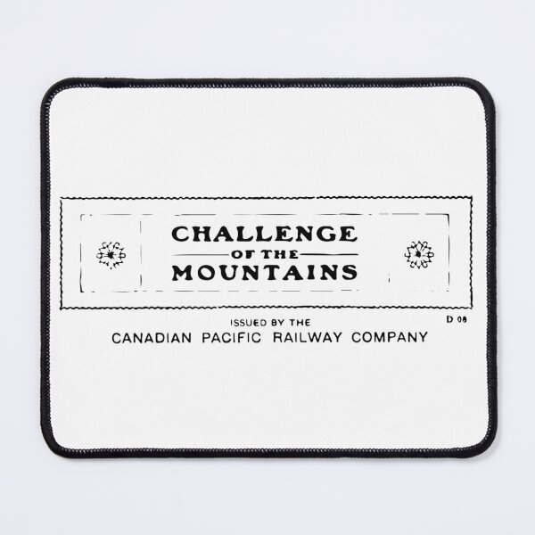 Item preview, Challenge of the Mountains - Vintage Canadian Pacific Railway designed and sold by WorldLily.