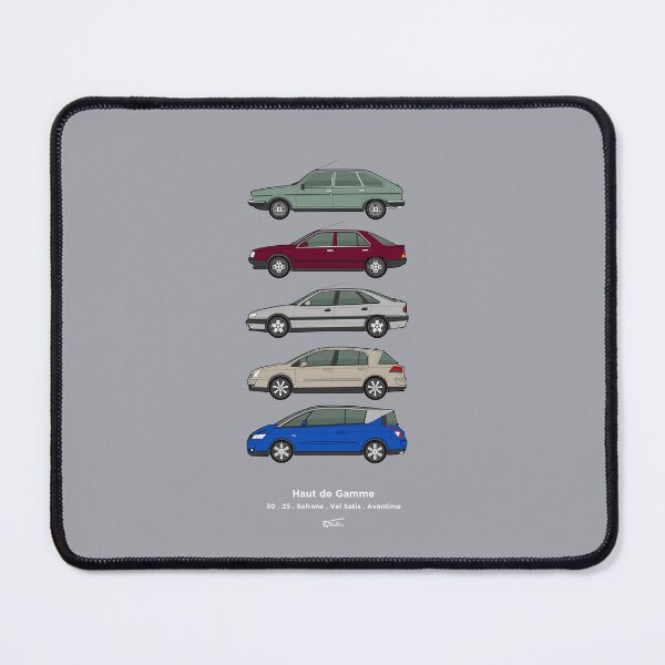 Item preview, "Haut de Gamme" classic car collection, 25, Safrane, Vel Satis & Avantime  artwork. designed and sold by RJWautographics.