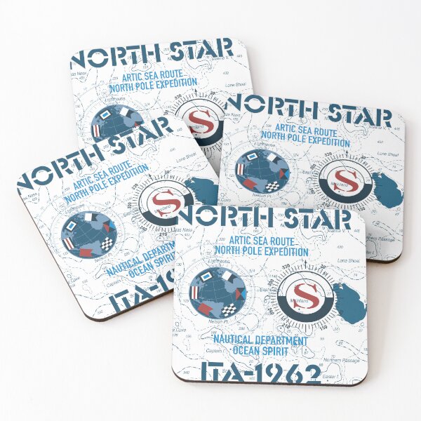 Item preview, North Star Nautical Expedition – Arctic Sea Route 1962 designed and sold by PIXEL WORN.