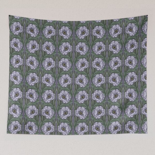 Item preview, Moonlit Blooms seamless pattern designed and sold by NelenaArt.