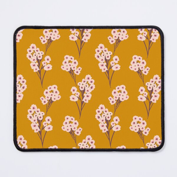 Aperçu de l'œuvre Fleurs de cerisier moutarde créée et vendue par indysign.