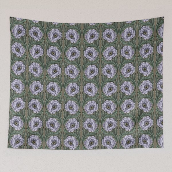 Item preview, Moonlit Blooms seamless pattern designed and sold by NelenaArt.