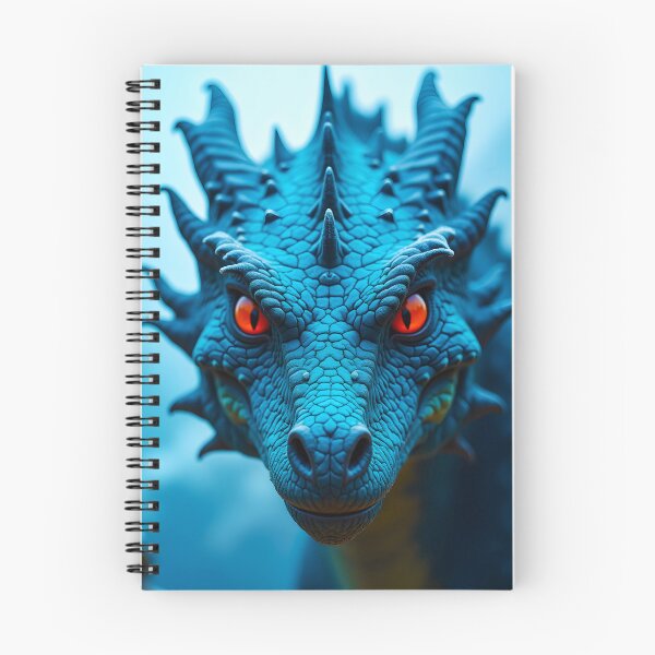 Item preview, Blue Ice Snow Dragon Fantasy Wyrm Drake Serpent designed and sold by PEC-Studio.