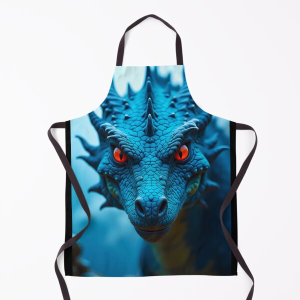 Item preview, Blue Ice Snow Dragon Fantasy Wyrm Drake Serpent designed and sold by PEC-Studio.