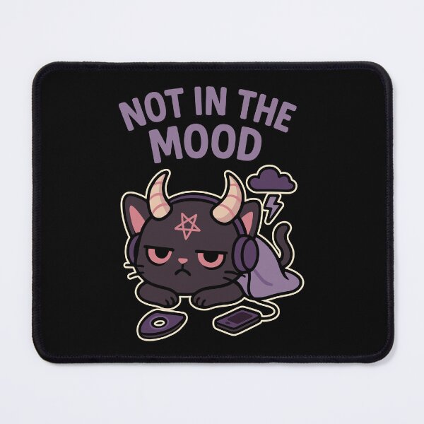 Item preview, NOT IN THE MOOD - CREEPY CUTE PASTEL GOTH DESIGN designed and sold by SUCDECOCO.